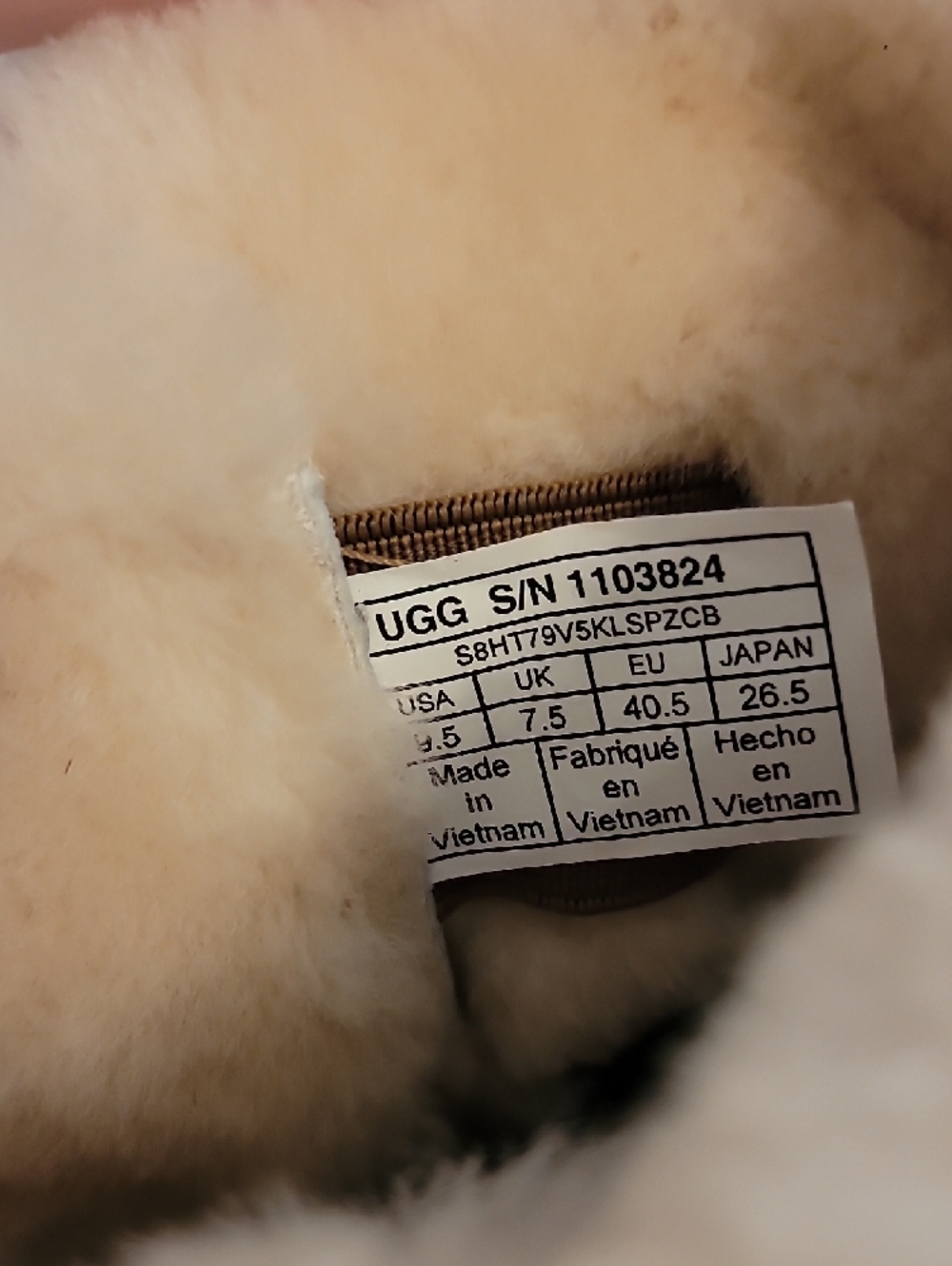 UGG Devorah Brown Suede Shearling-Trim Wedge Boots - Picture 7 of 8